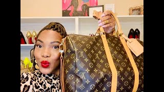 Louis Vuitton Keepall Bandouliere 45 Review [upl. by Hardwick]