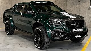 Mercedes X Class Racing Green Edition  Wild Pickup from Carlex Design [upl. by Tiertza]