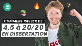 Comment faire une Dissertation et passer de 45 à 2020 📈 [upl. by Anse]