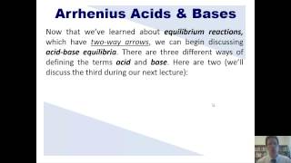 Chapter 16 – AcidBase Equilibria Part 1 of 18 [upl. by Kirch]