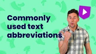 Commonly used text abbreviations in English  Learn English with Cambridge [upl. by Huldah172]