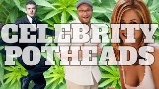 Top 10 Celebrity Potheads Quickie [upl. by Annayek]