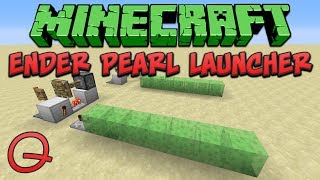 Minecraft 18 Ender Pearl Launcher Quick Tutorial [upl. by Rramo]