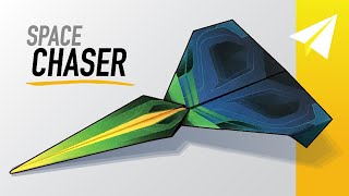 Paper Airplane That Flies Really Far How to Fold Space Chaser [upl. by Blynn248]