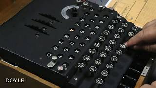 Enigma Machine Demonstration [upl. by Nehgam64]