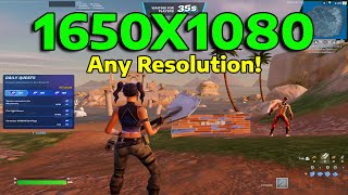 How To Get Stretched Resolution in Fortnite Chapter 5 Season 4 [upl. by Eresed563]