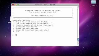 ElcomSoft iPhone Forensic Toolkit in action [upl. by Blondell107]