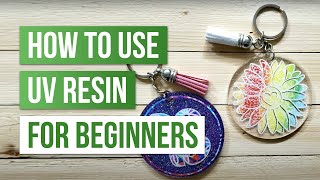 How To Use UV Resin For Beginners [upl. by Yesor679]