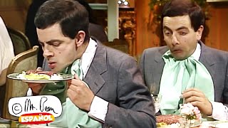 Bean en el restaurante  Viva Mr Bean [upl. by Gladdy]