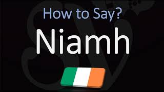 How to Pronounce Niamh CORRECTLY Irish Names Pronunciation [upl. by Yle]