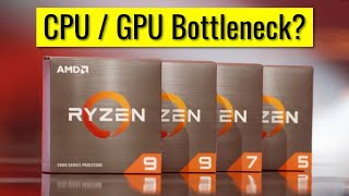 CPUGPU Bottleneck Tested Ryzen 5600X vs 5800X vs 5900X vs 5950X [upl. by Alvita]