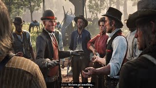 Red Dead Redemption 2  Agent Milton amp Ross Enter Dutch Gangs Camp [upl. by Azne873]