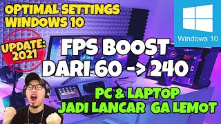 CARA SETTING WINDOWS 10  NGEGAME amp NGEDIT LANCAR  SETTINGAN TERBAIK WINDOWS 10 UNTUK GAMING [upl. by Yajeet]