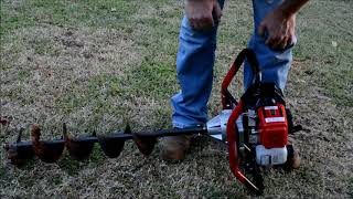 Harbor Freight Auger 63022  Test and Review [upl. by Vidovic]