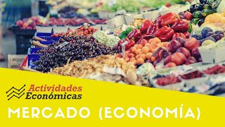 Qué es el mercado y sus tipos economía [upl. by Aisyram287]