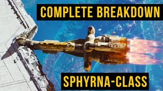 Star Wars Ships Sphyrnaclass Corvette Complete Breakdown amp History [upl. by Tonie]