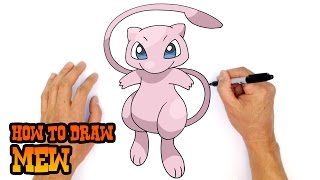 How to Draw Pokemon  Mew [upl. by Linders]