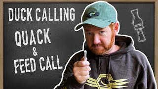 Duck Calling Instructional  How to Blow a Duck Call  Part 1 [upl. by Ettevram]