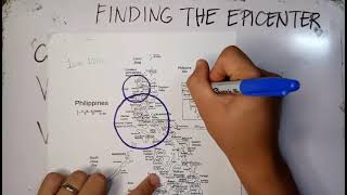 Finding the Epicenter of an Earthquake Using Triangulation Method [upl. by Yehus]