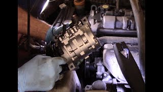 How to replace the AC compressor [upl. by Akcira925]