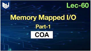 Memory Mapped io in computer organization  Part12  COA  Lec60  Bhanu Priya [upl. by Rehpitsirhc]