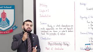 Class 9  Biology  Chapter 1  Lecture 1 Introduction  Allied Schools [upl. by Aihsoek]