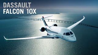 A First Look at Dassault’s Falcon 10X UltraLongRange Private Jet – AIN [upl. by Ziwot]