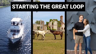 Starting Americas Great Loop  Boating to Cumberland Island [upl. by Nnahteb]