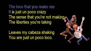 Poco Loco Videoke  Karaoke No Vocals with English and Spanish Lyrics [upl. by Ahtiekahs]