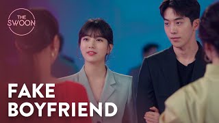 Nam Joohyuk pretends to be Suzy’s boyfriend  StartUp Ep 3 ENG SUB [upl. by Olifoet]