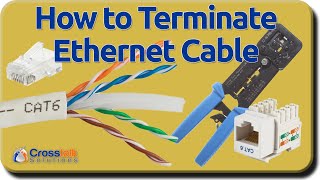 How to Terminate Ethernet Cables [upl. by Ailuig]