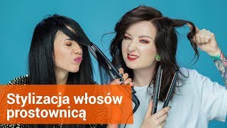 Jak zrobić loki prostownicą ✖️ Stylizacja włosów prostownicą [upl. by Shepp]