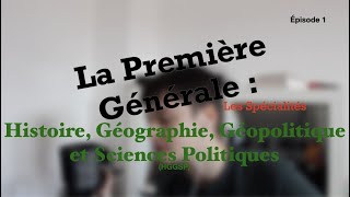 La spécialité Histoire Géographie Géopolitique et Sciences Politiques HGGSP En Première [upl. by Anib]