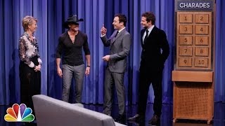 Charades with Bradley Cooper Tim McGraw and Emma Thompson Part 1 [upl. by Ojahtnamas]