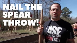 Spartan Race Spear  How To Throw [upl. by Ynitsed798]