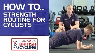 How to Strength routine for cyclists [upl. by Lynnett304]