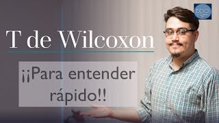 Prueba T de Wilcoxon [upl. by Ytomit40]