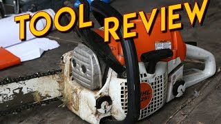 Stihl MS251 Chainsaw Review [upl. by Einapets]