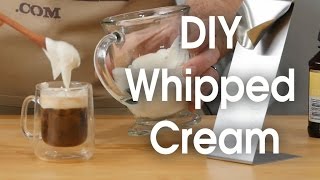 DIY whipped cream in 60 seconds [upl. by Aisyat]