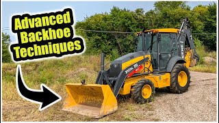 How to Operate a Backhoe  Advanced  Tractor Loader Backhoe Operator Training [upl. by Apoor]