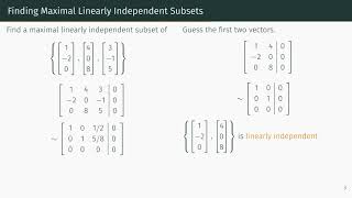 Linear Independence and Dependence [upl. by Orin574]