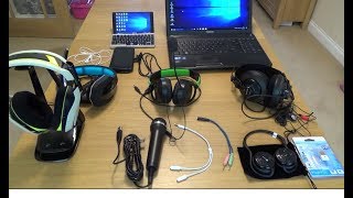 How to Connect various Headsets to a PC  Laptop [upl. by Lianna783]