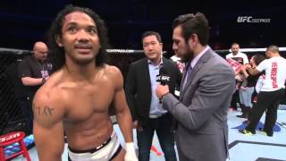 Fight Night Seoul Benson Henderson and Jorge Masvidal Octagon Interview [upl. by Klenk]