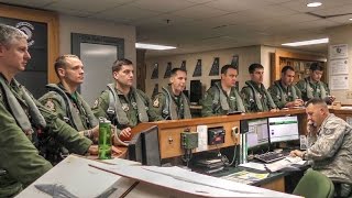 Air Force Pilots Preflight Briefing amp Takeoff – F15E Strike Eagle [upl. by Peatroy]