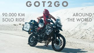 Got2Go  90000 Kilometers AROUND THE WORLD on a motorcycle SOLO [upl. by Sesylu]