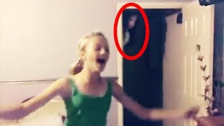 10 CREEPY Ghost Sightings Caught on Tape [upl. by Ojeibbob519]