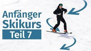 Anfänger Skikurs 7 Kurven verbinden  Skifahren lernen [upl. by Htiekram811]