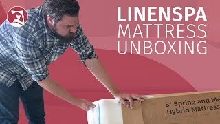 Linenspa Memory Foam Hybrid  Unboxing [upl. by Baalbeer]