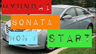 2011 Hyundai Sonata wont start issueone clickfixed [upl. by Yadsendew556]