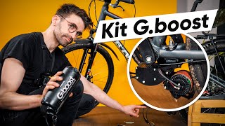 On transformé un vélo Décathlon à 289 € en vélo électrique avec un Gboost [upl. by Kylander977]